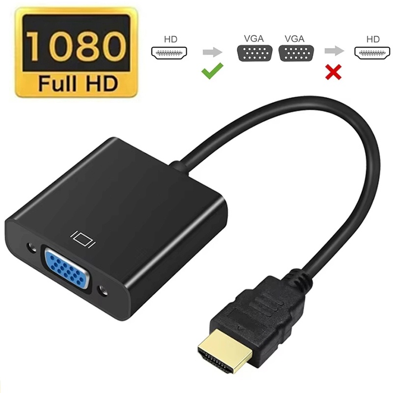 Hdmi Vga Adapter - 1080P HDMI-compatible To VGA Adapter HDTV