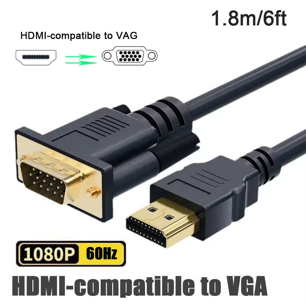 Laptop Accessories Distributor - For HDMI to VGA Support Computer
