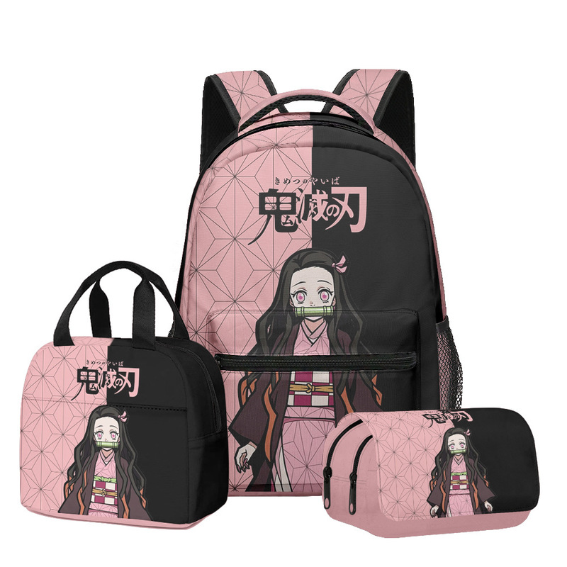 Laptop Original Accessories - 3pcs Anime Demon Slayer Tanjiro Nezuko