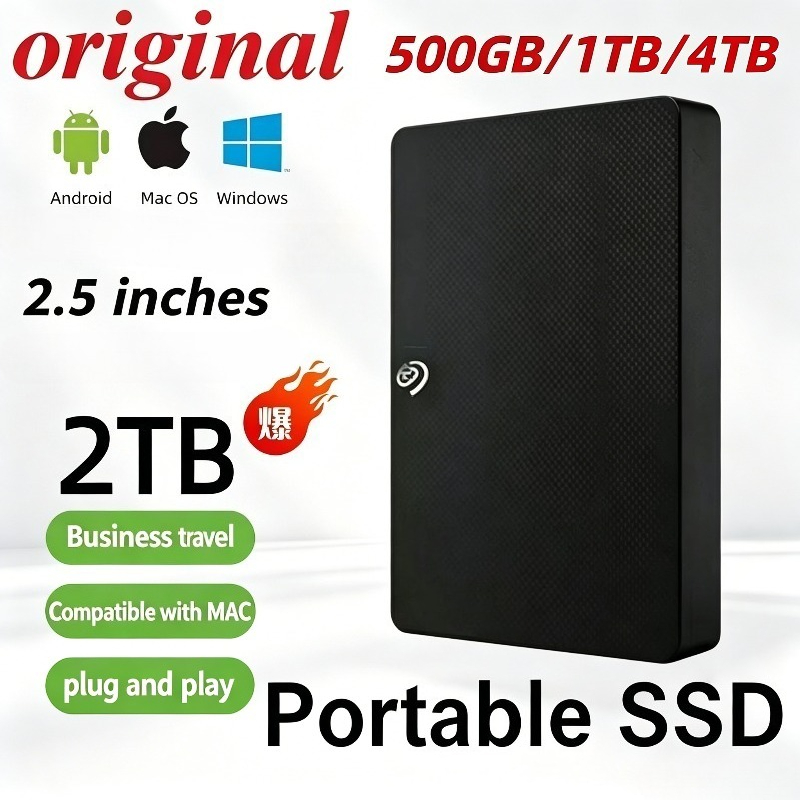 Laptop External Accessories - For Seagate Portable 500GB External Hard