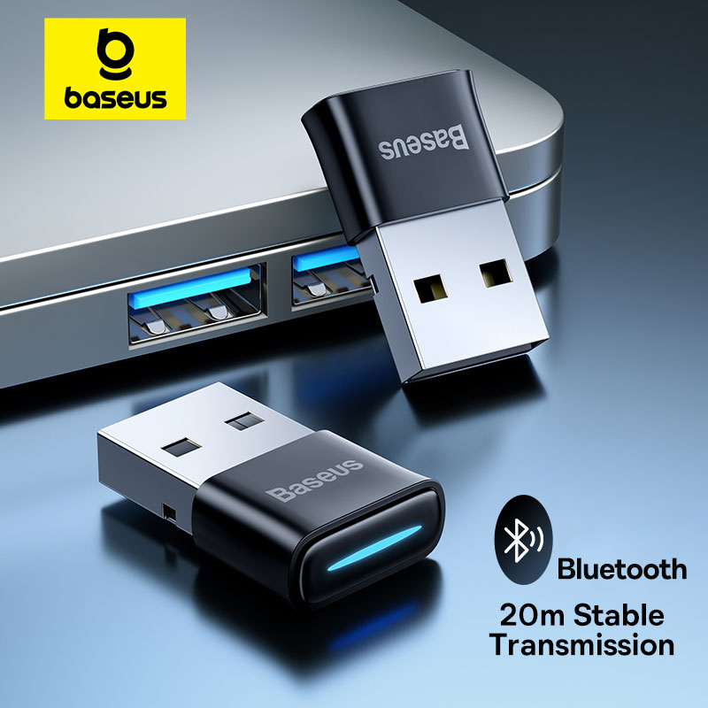 Laptop External Accessories - Baseus USB Bluetooth Adapter Wireless Bluetooth
