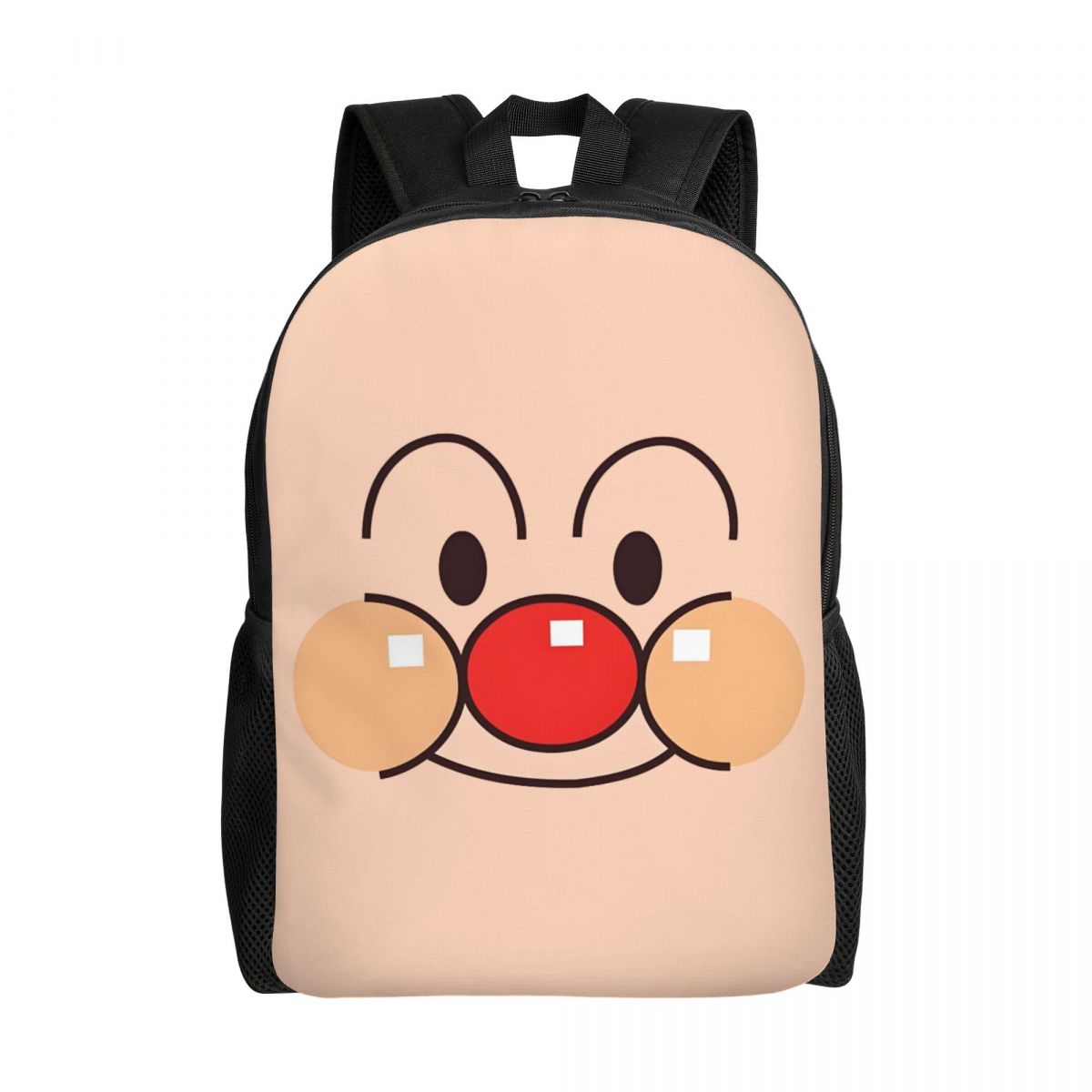 Laptop Accessories Bag For Men - Customized Fashion A-Anpanmanes Cartoon Face Backpack