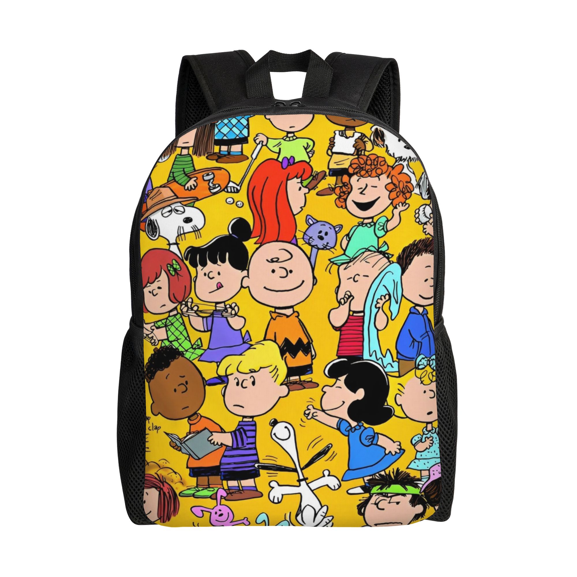 Laptop Accessories Bag For Men - Snoopy Peanuts Fashion Backpack Sports High