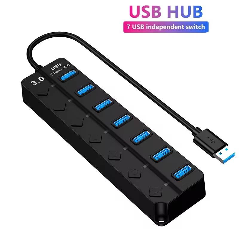 Laptop Accessories Hub - USB 3.0 Power Adapter 4/7 Ports