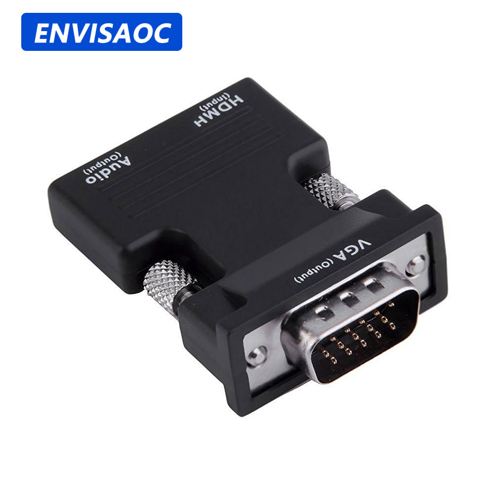 Hdmi Vga Adapter - HDMI-compatible to VGA Converter Adapter 1080P