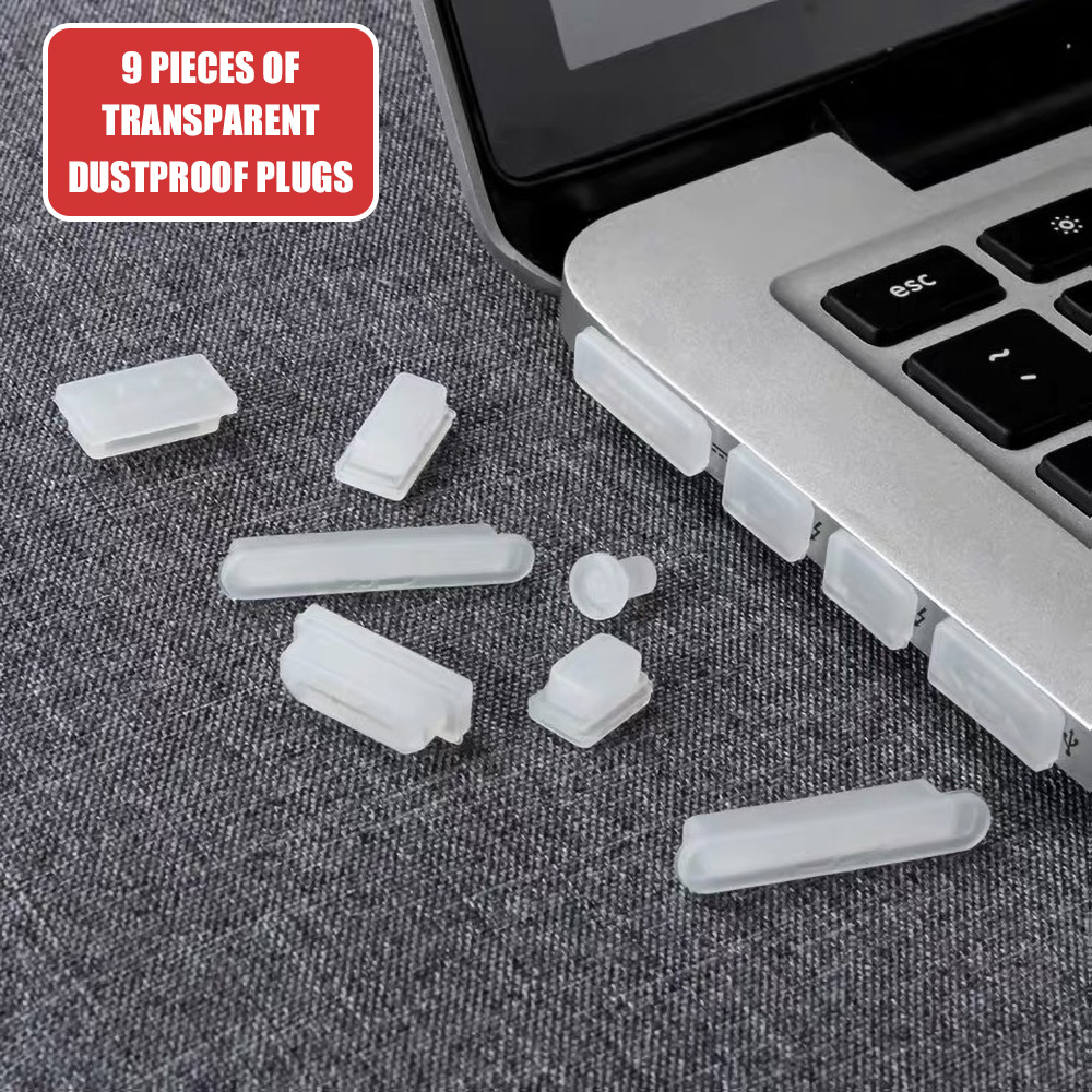 Keyboard Cover Silicone - Transparent Silicone Anti Dust Plug Waterproof
