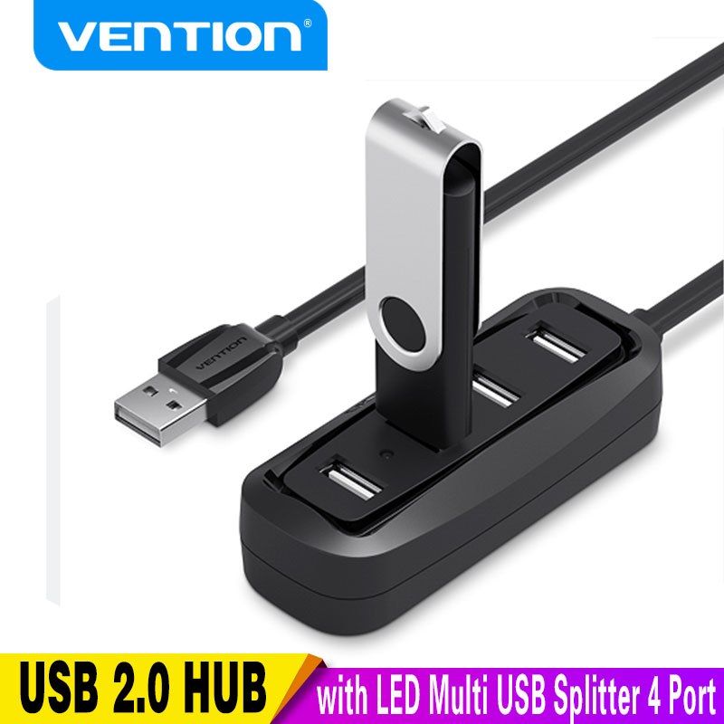 Laptop Accessories Hub - Vention USB 2.0 HUB 4 Port