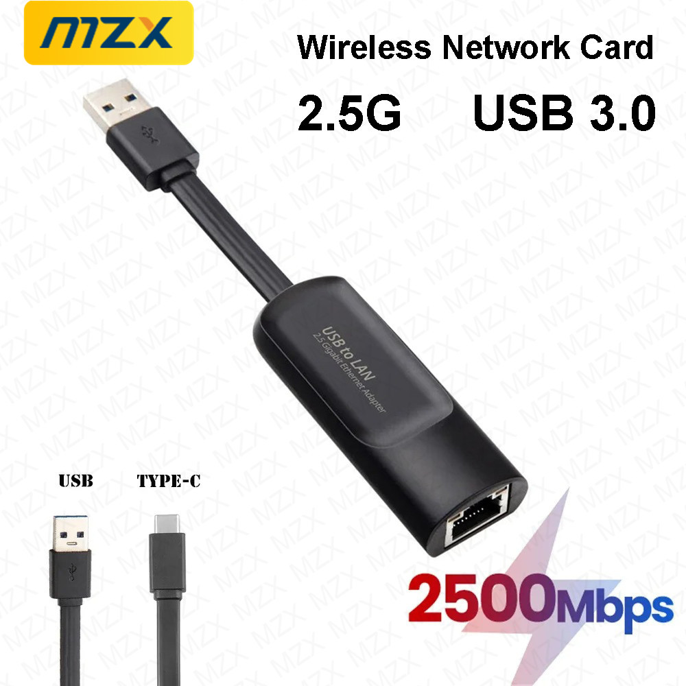 Laptop External Accessories - 2.5G 2500Mbps Network Card Gigabit Ethernet