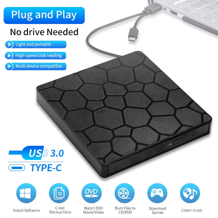 Laptop Accessories Distributor - Slim 2-in-1 External DVD RW Writer
