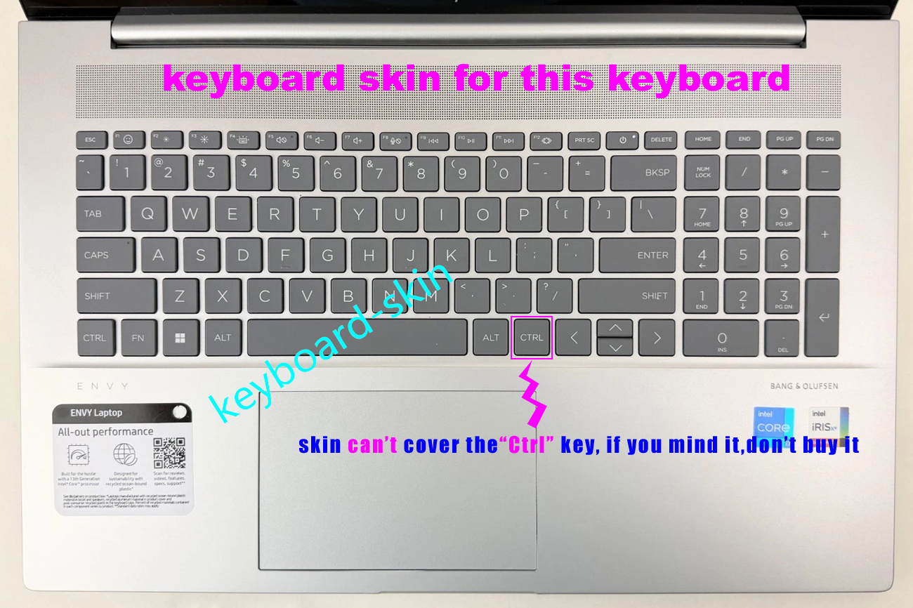 Keyboard Cover Silicone - US Keyboard Skin Cover Protector for
