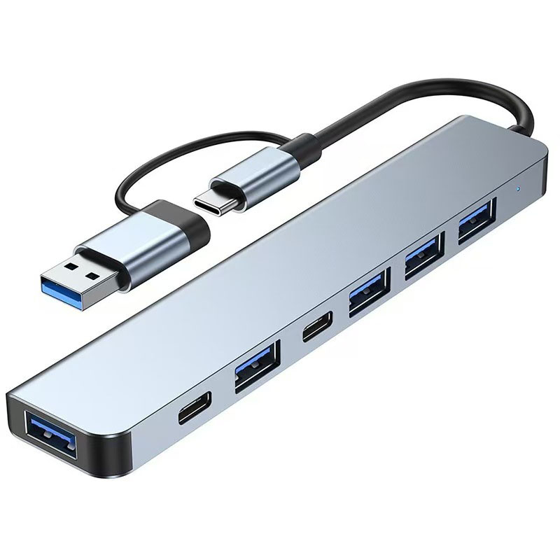7 Ports USB A C Hub Concentrat - đánh giá và giá Laptop Accessories Hub