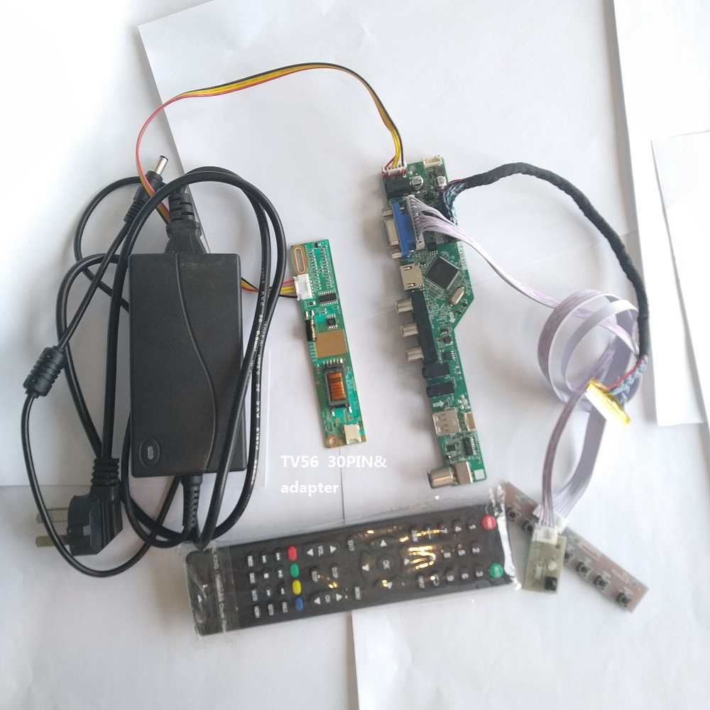 TV56 controller board kit with - đánh giá và giá Hdmi Vga Adapter