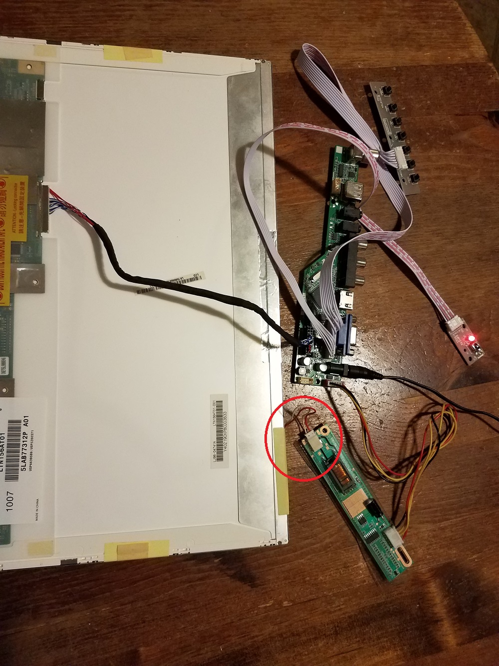 TV56 controller board kit with - đánh giá và giá Hdmi Vga Adapter