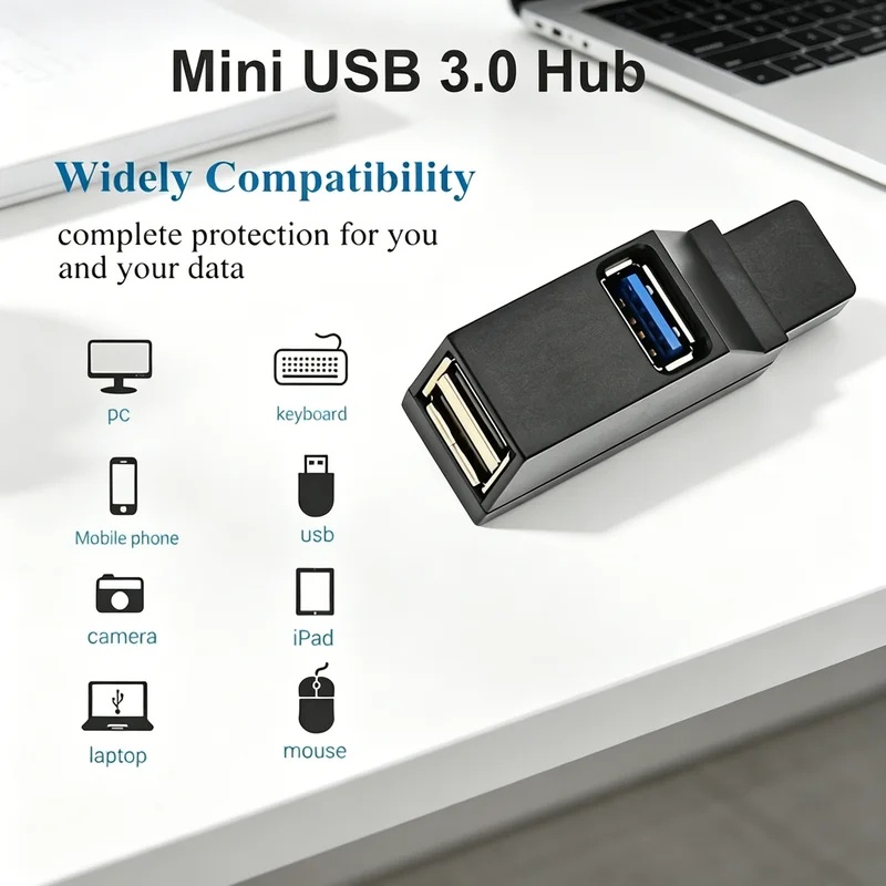 USB 3.0 2.0 Rotatable 3 Ports  - đánh giá và giá Laptop Accessories Hub