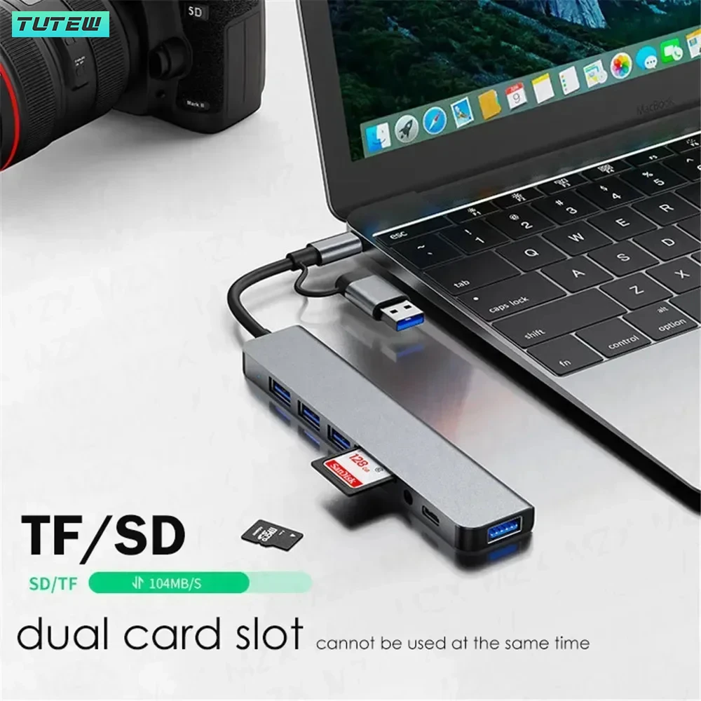 8 in 1 USB C Hub USB Splitter  - đánh giá và giá Laptop Accessories Hub