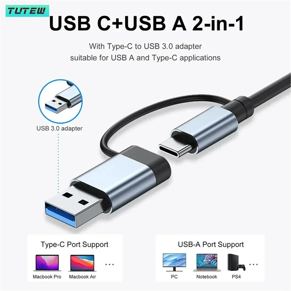 8 in 1 USB C Hub USB Splitter  - đánh giá và giá Laptop Accessories Hub