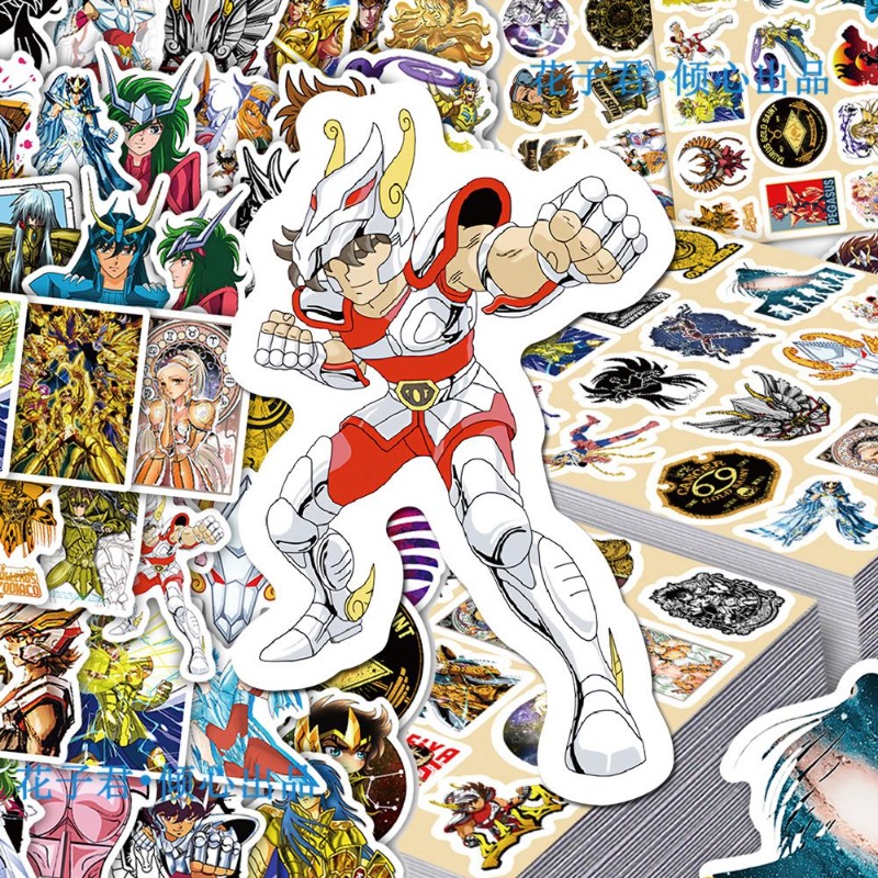 101Pcs Saint Seiya Anime Stick - đánh giá và giá Laptop Original Accessories