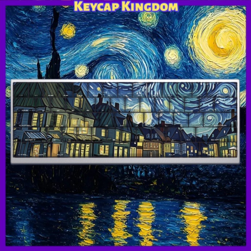 Van Gogh Starry Sky Theme Keyc - đánh giá và giá Laptop Accessories For Gaming