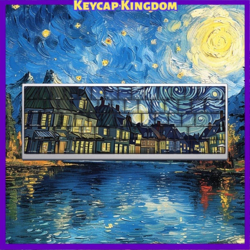 Van Gogh Starry Sky Theme Keyc - đánh giá và giá Laptop Accessories For Gaming