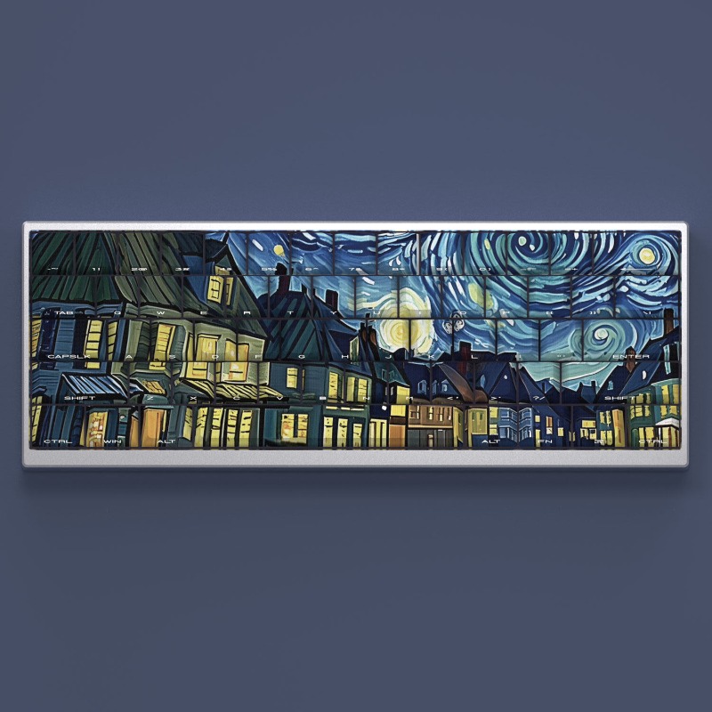 Van Gogh Starry Sky Theme Keyc - đánh giá và giá Laptop Accessories For Gaming