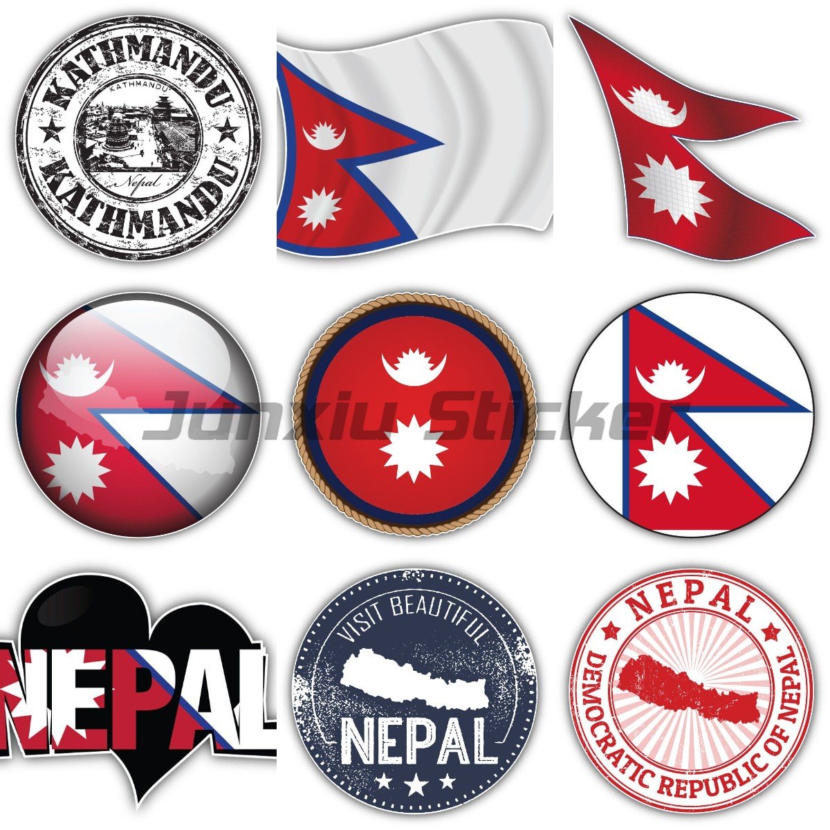 Nepal Flag Bumper Vinyl Bicycl - đánh giá và giá Laptop Accessories Nepal