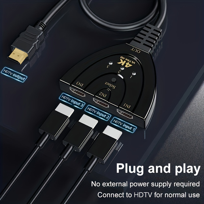4K*2K 3 Port HDTV-compatible S - đánh giá và giá Laptop Accessories Hub