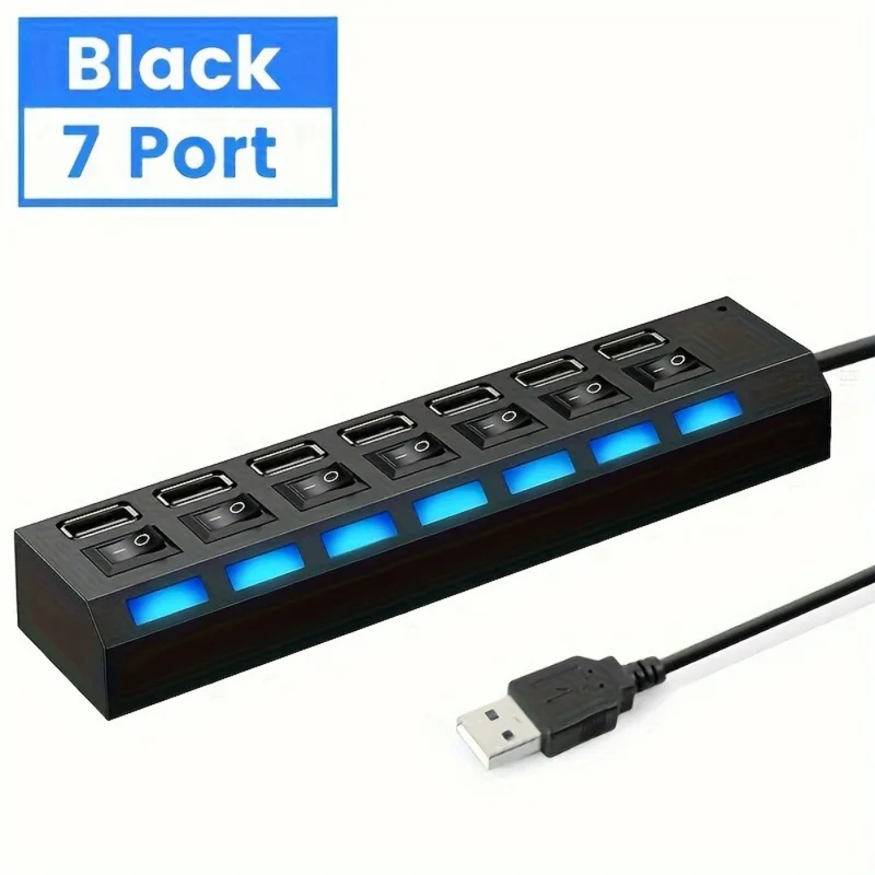 USB 2.0 Hub đa USB Splitter cổ - đánh giá và giá Laptop Accessories Hub