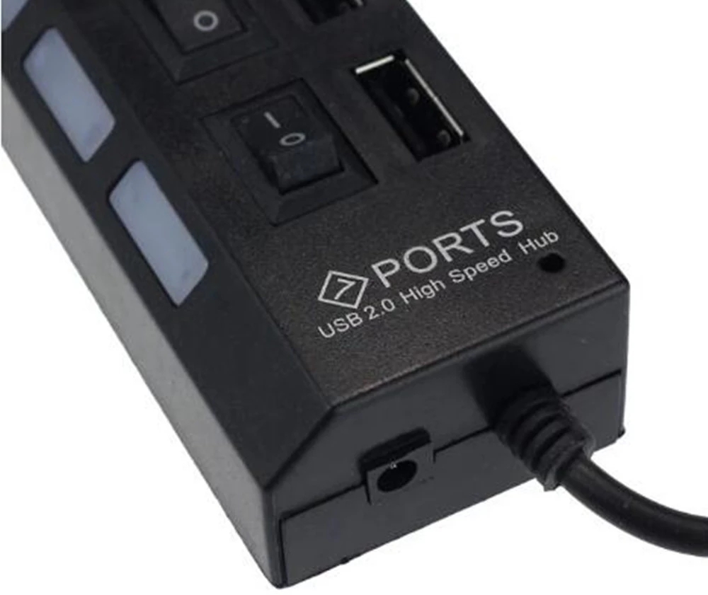 7 Port USB 2.0 Hub Splitter Fo - đánh giá và giá Laptop Accessories Hub