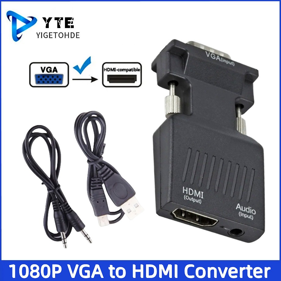 YIGETOHDE VGA to HDMI Converte - đánh giá và giá Hdmi Vga Adapter