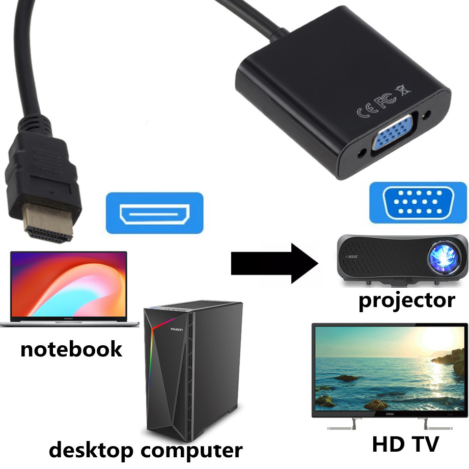 Audio Power Port HDMI-compatib - đánh giá và giá Hdmi Vga Adapter