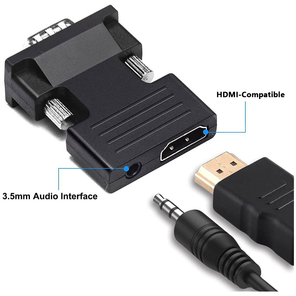 HDMI-compatible to VGA Convert - đánh giá và giá Hdmi Vga Adapter