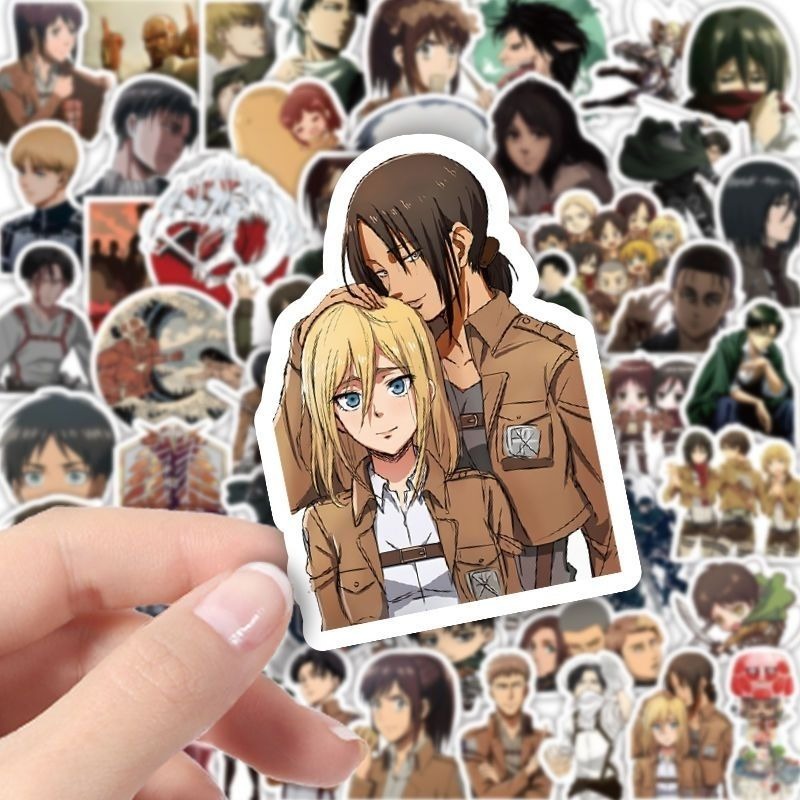 60Pcs Attack on Titan Anime St - đánh giá và giá Laptop Original Accessories