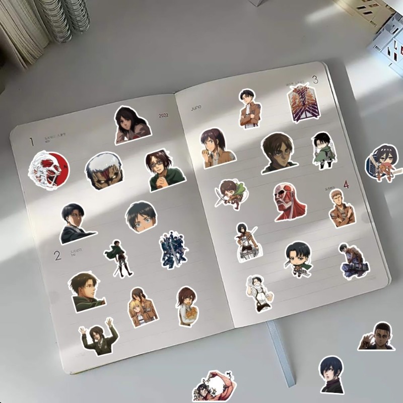 60Pcs Attack on Titan Anime St - đánh giá và giá Laptop Original Accessories