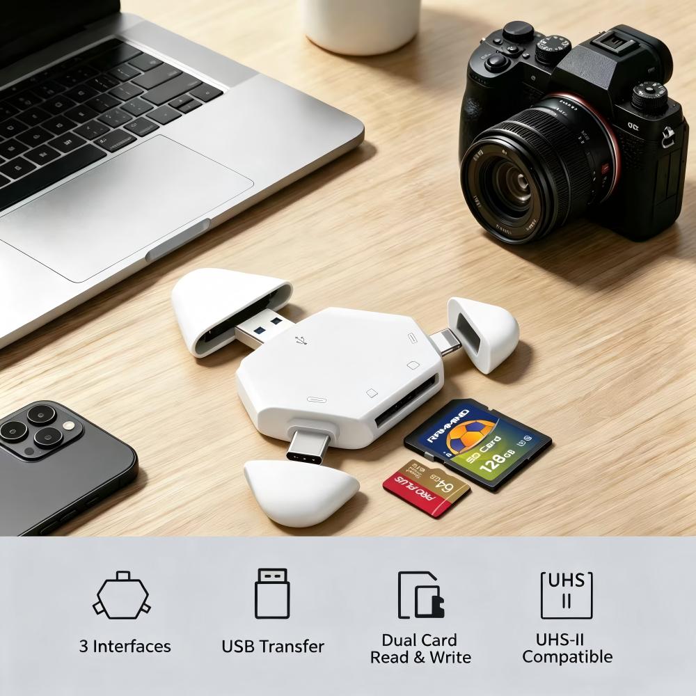 3 In 1 Memory Card Reader With - đánh giá và giá Laptop Accessories Distributor