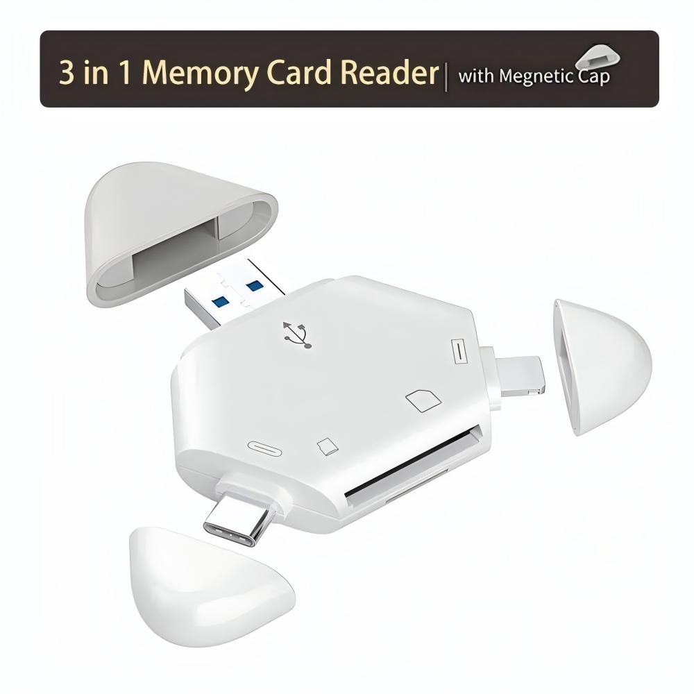 3 In 1 Memory Card Reader With - đánh giá và giá Laptop Accessories Distributor