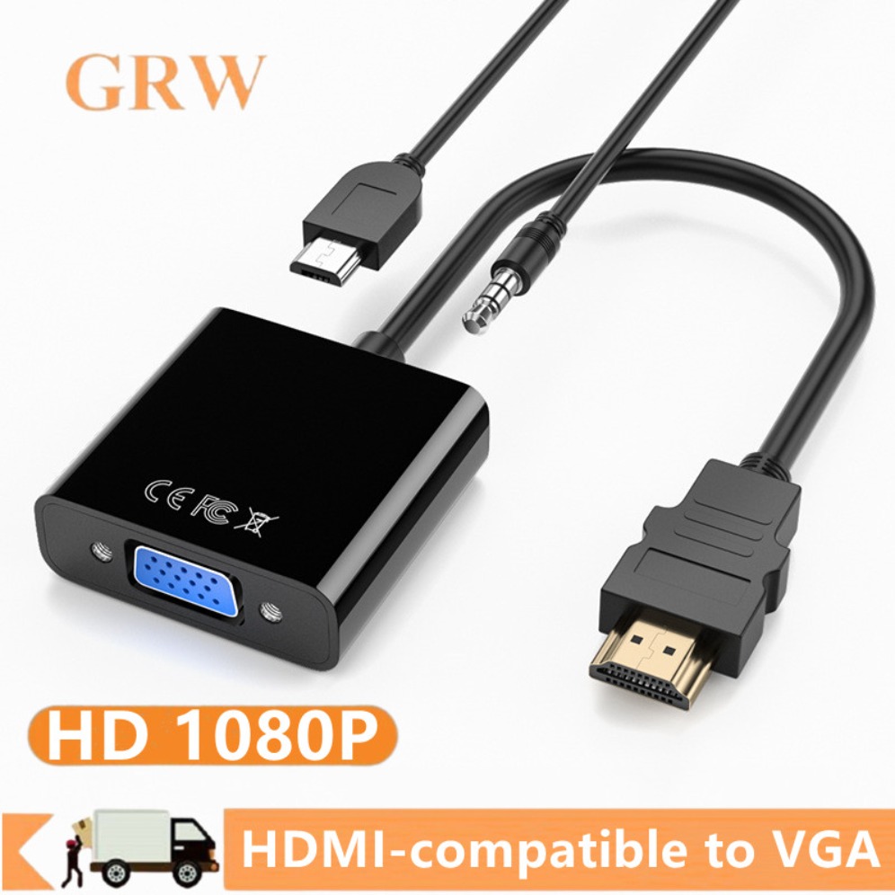 1080P HDMI-compatible to VGA A - đánh giá và giá Hdmi Vga Adapter