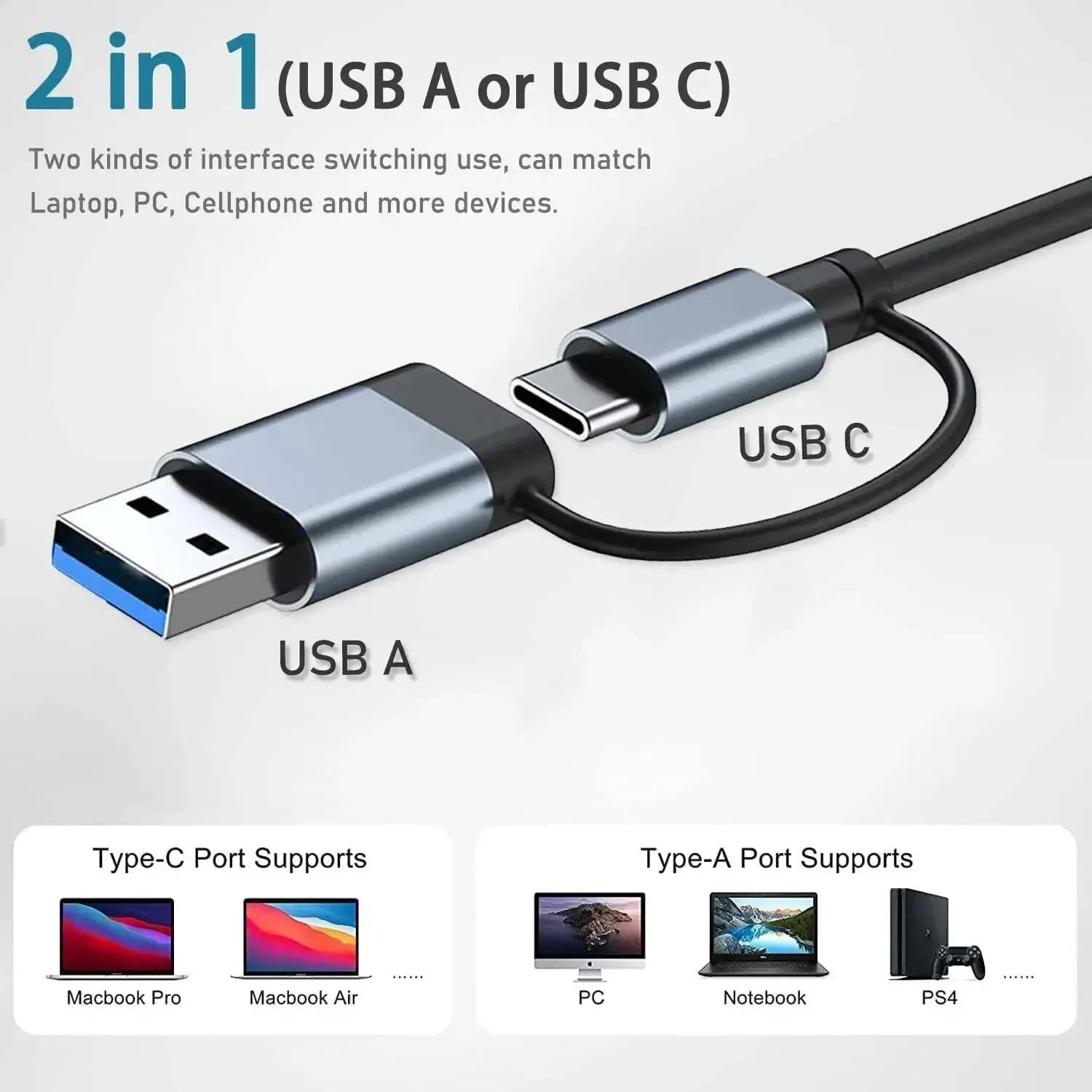 8 In 2 USB-C Hub With 3.0 SD/T - đánh giá và giá Laptop Accessories Hub