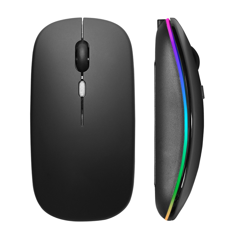 Wireless Mouse RGB Rechargeabl - đánh giá và giá Laptop External Accessories