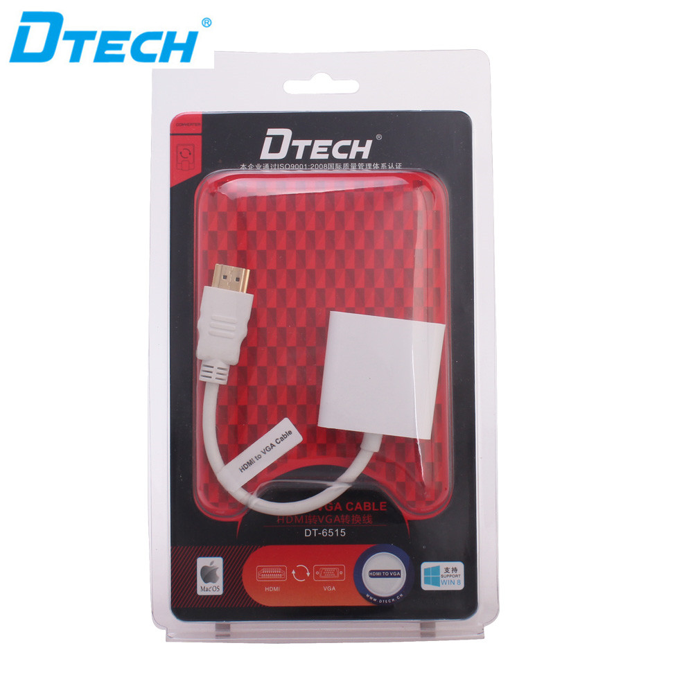 3PCS DTECH Factory Direct Sale - đánh giá và giá Hdmi Vga Adapter