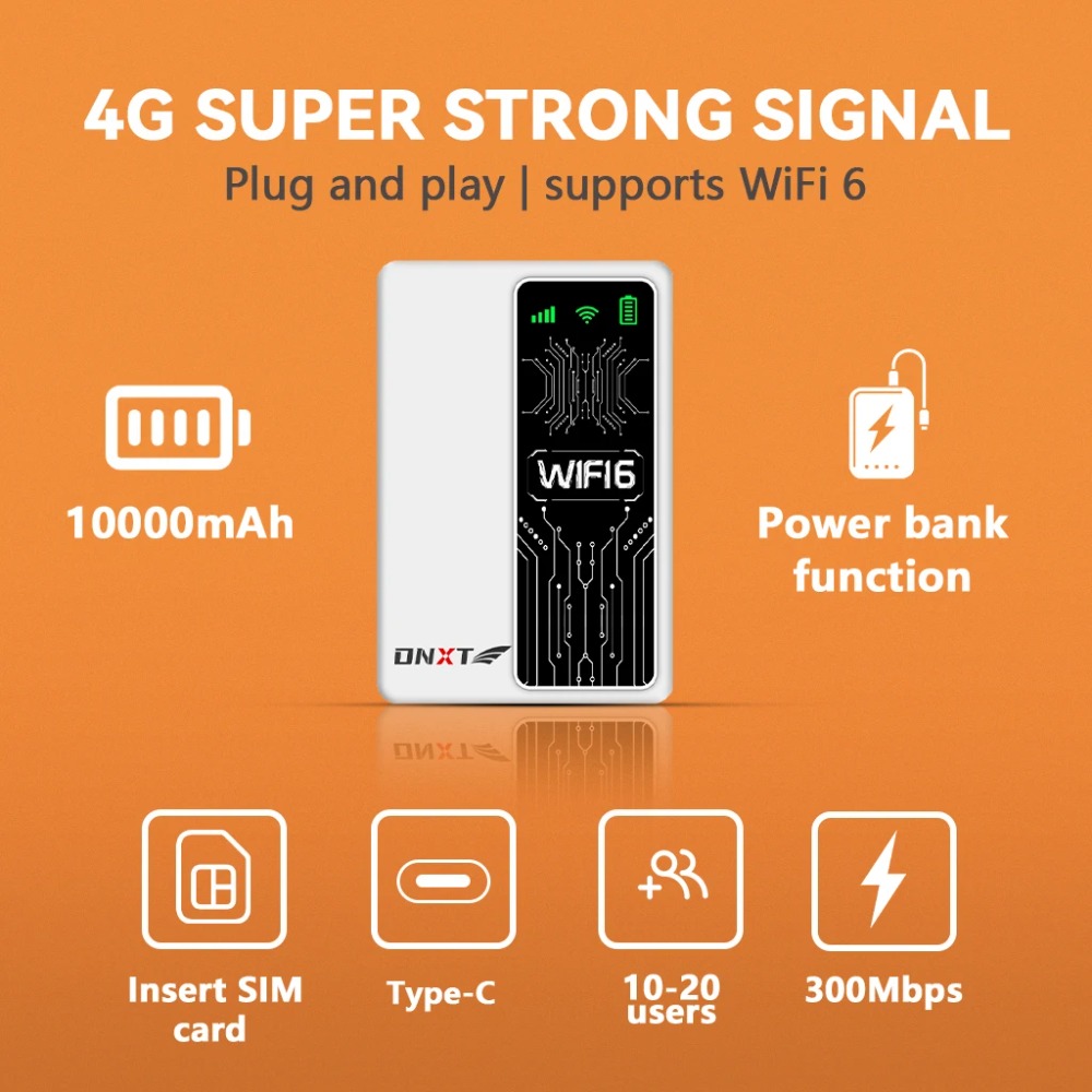 M20 4G LTE WiFi6 Router 300Mbp - đánh giá và giá Laptop External Accessories