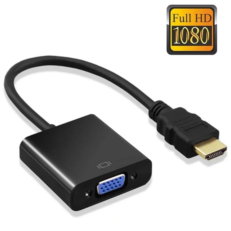 HD 1080P HDMI To VGA Cable Con - đánh giá và giá Hdmi Vga Adapter