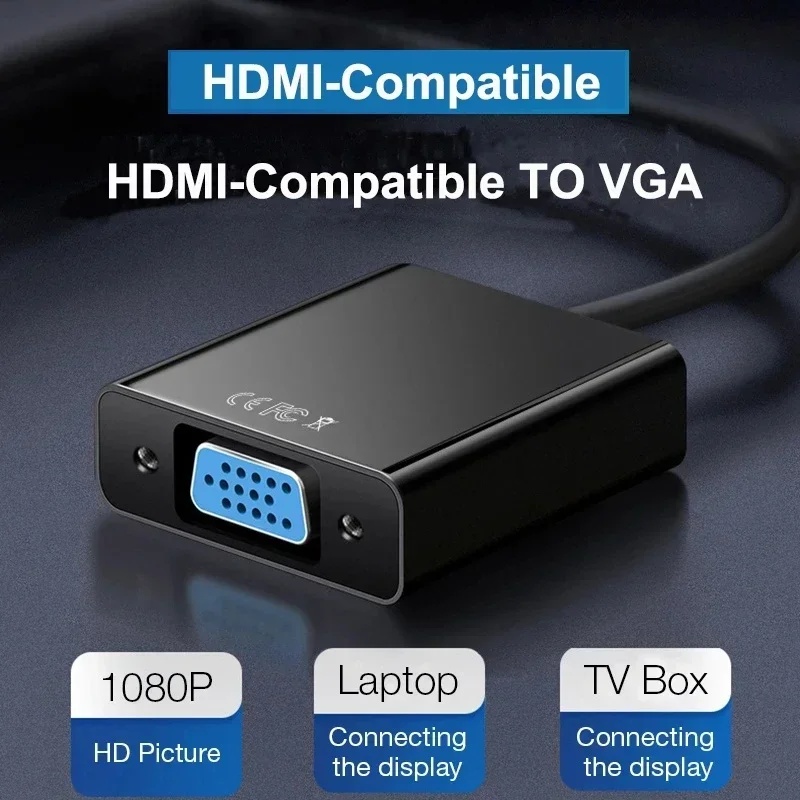 HD 1080P HDMI To VGA Cable Con - đánh giá và giá Hdmi Vga Adapter