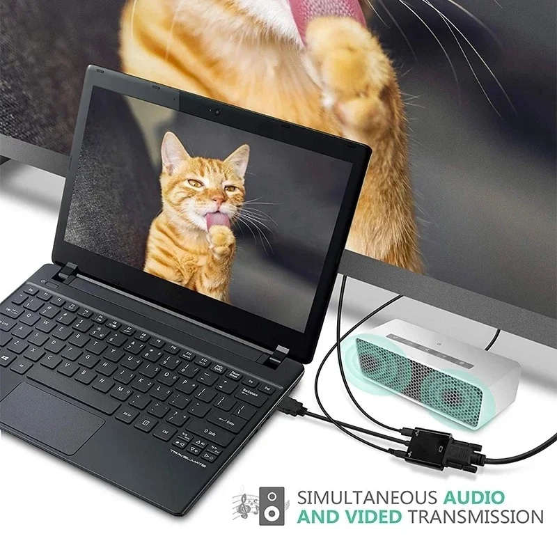 HD 1080P HDMI To VGA Cable Con - đánh giá và giá Hdmi Vga Adapter