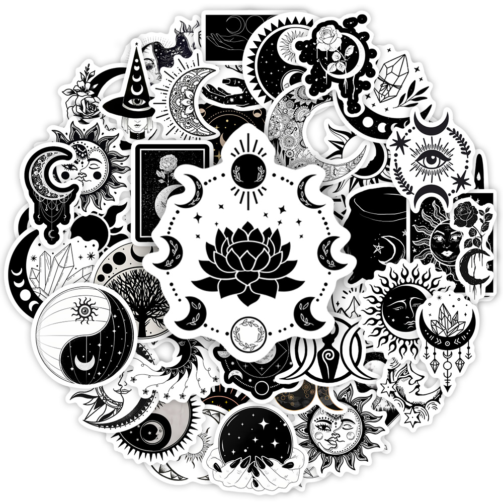 Cool Gothic Moon Aesthetic Sti - đánh giá và giá Laptop Accessories Cool