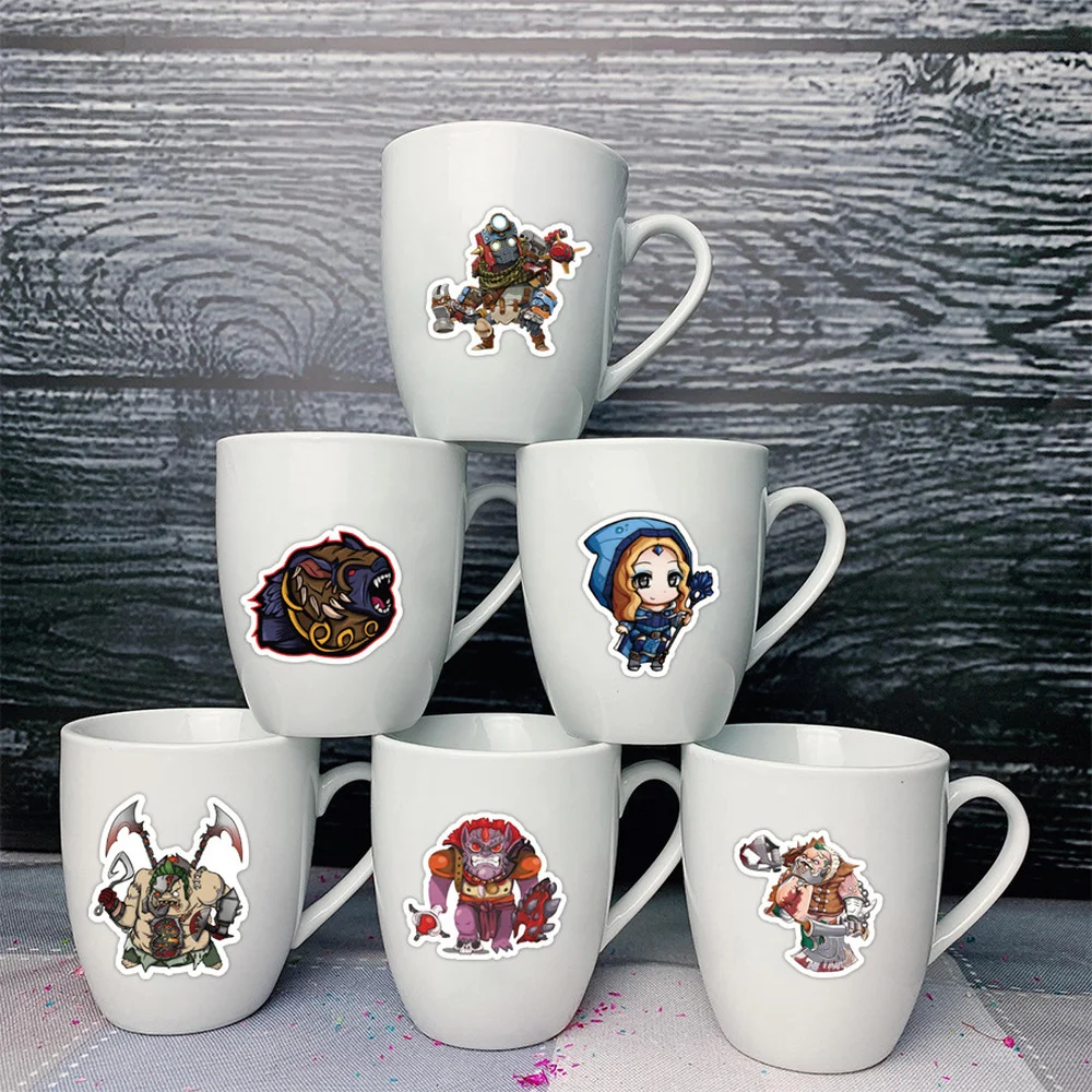 10/50Pcs Dota 2 Game Funny Car - đánh giá và giá Laptop Accessories Cool