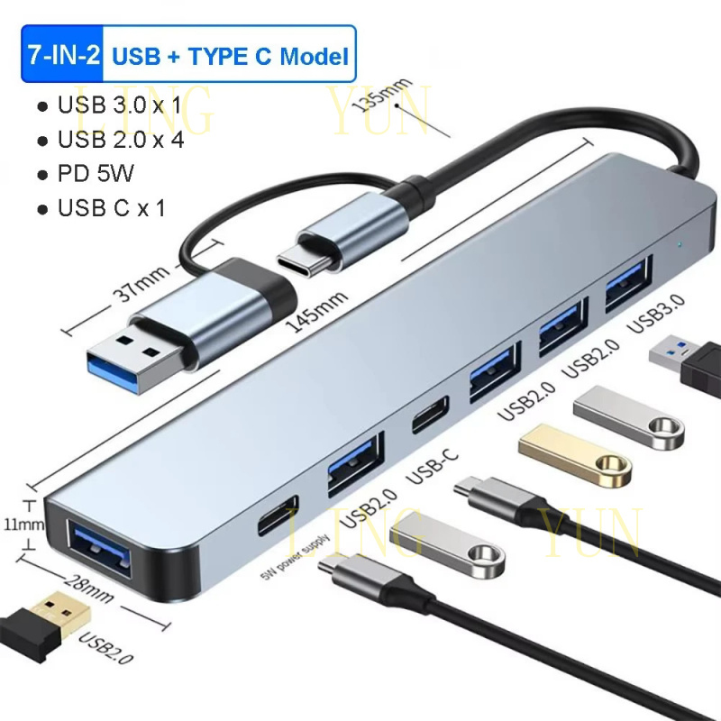 Z  11 Ports USB C HUB Docking  - đánh giá và giá Hdmi Vga Adapter