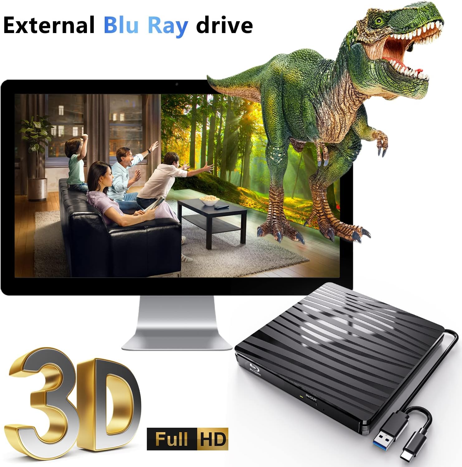 USB3.0 External Blu-ray Optica - đánh giá và giá Laptop Accessories Distributor