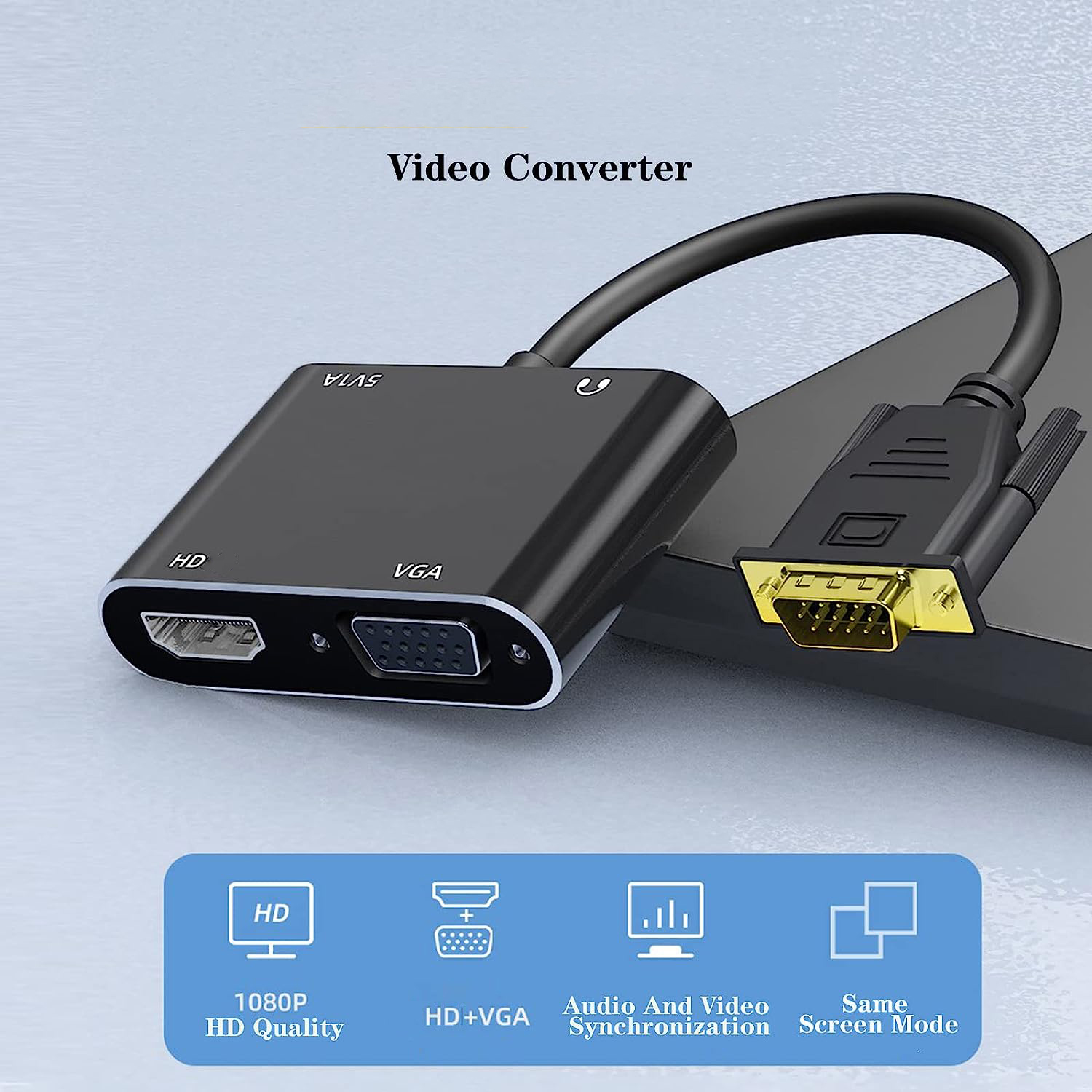 VGA(Host) to VGA/HDMI-compatib - đánh giá và giá Hdmi Vga Adapter