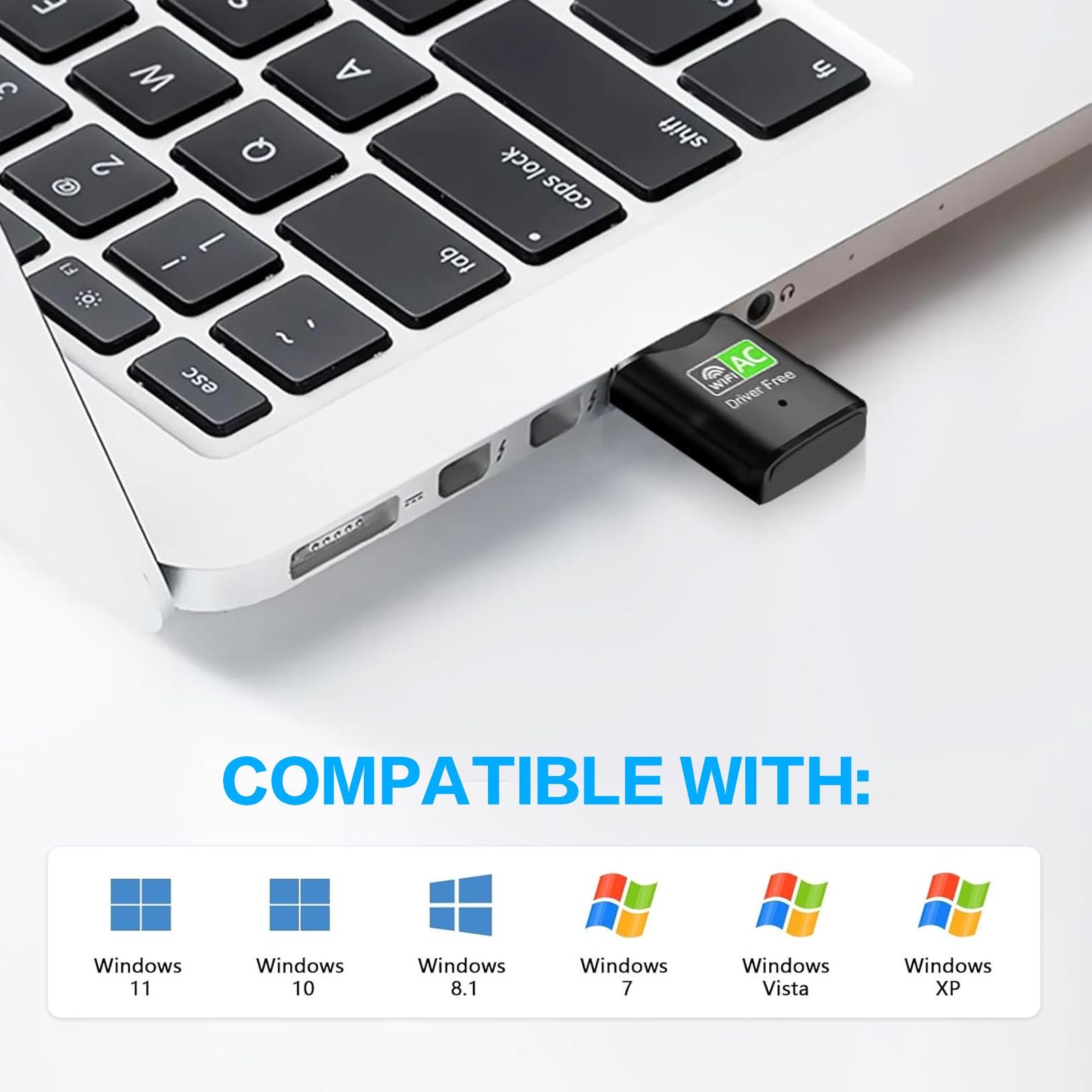AC600 USB WiFi Adapter, Dual B - đánh giá và giá Laptop Accessories Distributor
