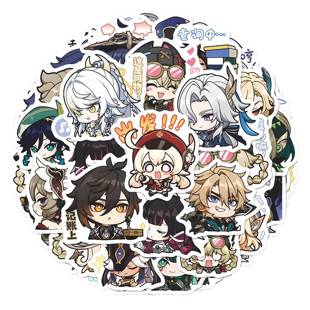 64PCS Genshin Impact Moon Maid - đánh giá và giá Laptop Original Accessories